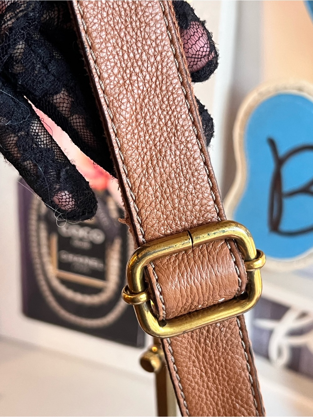 Fossil vintage Brown pebble Leather multiple components Crossbody Bag - Picture 12 of 14